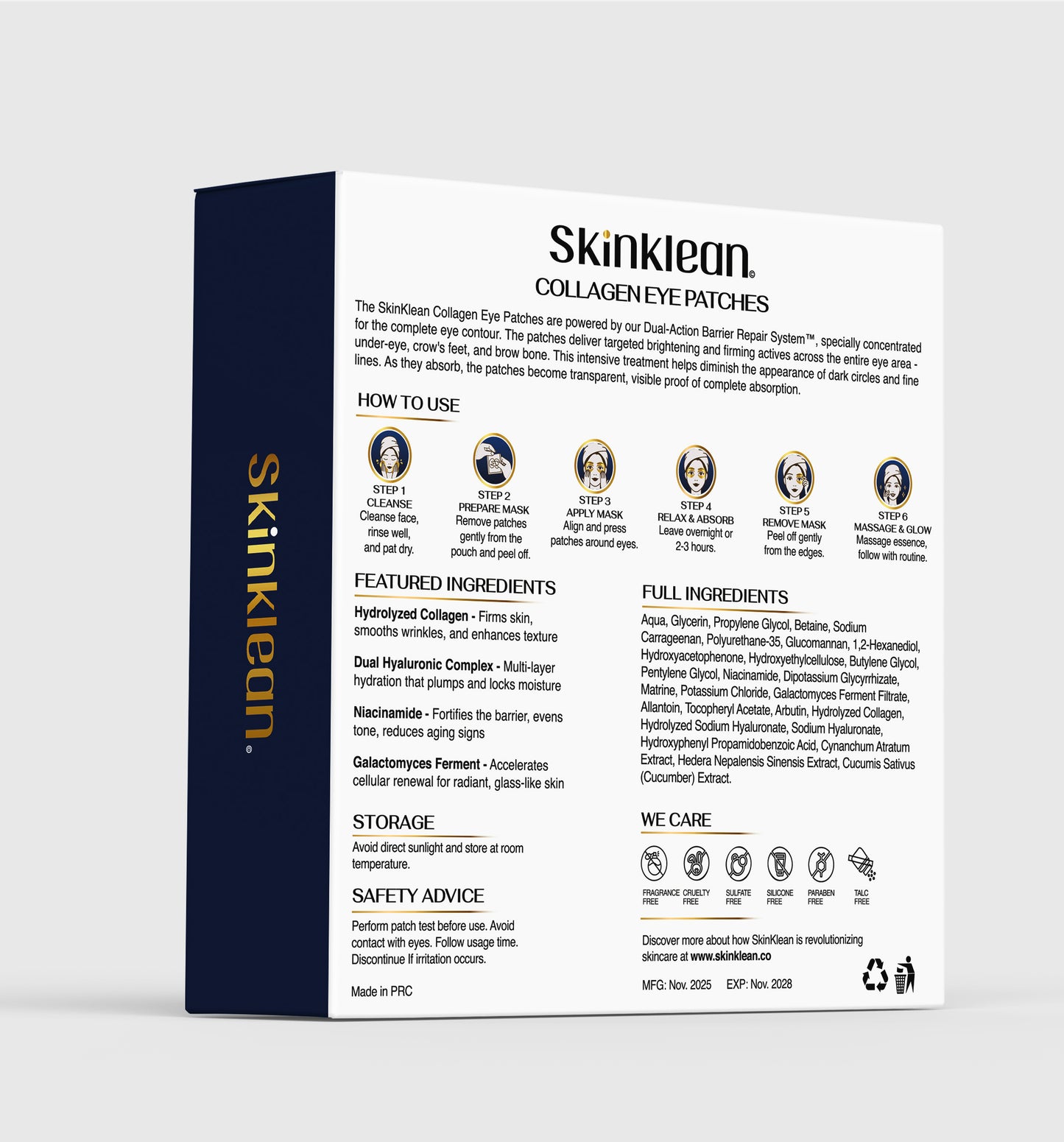 SkinKlean© Baby Collagen Eye Patches