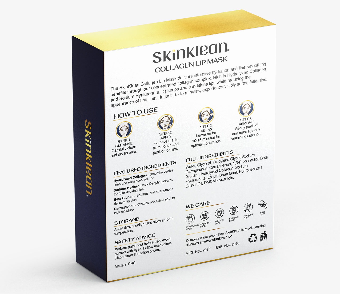 SkinKlean© Baby Collagen Lip Mask